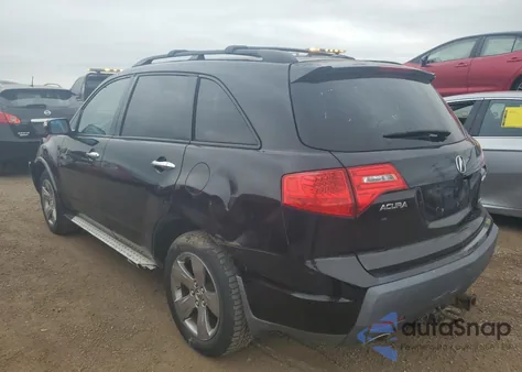 2007 Acura Mdx Sport z USA, uszkodzony, nr VIN 2HNYD28877H507877